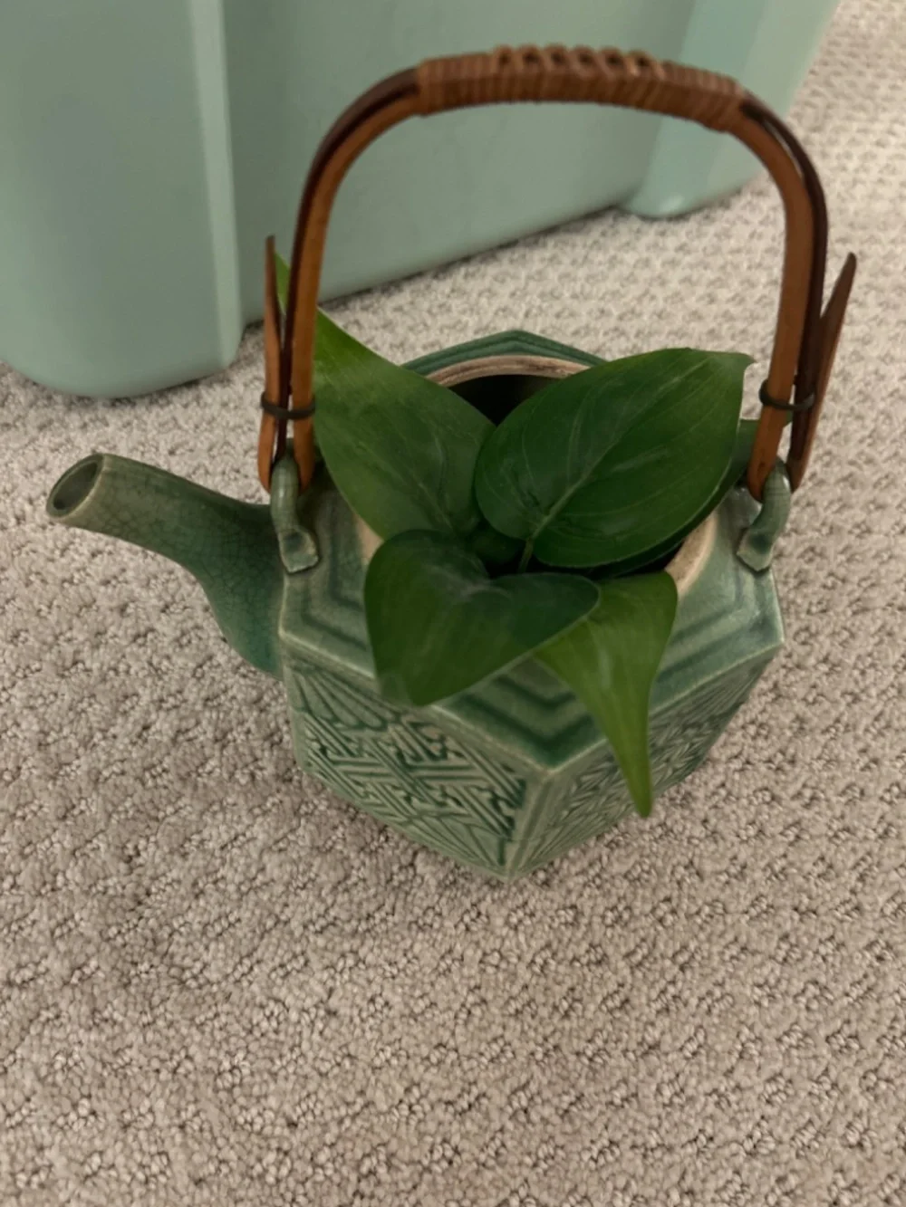 Antique can watering